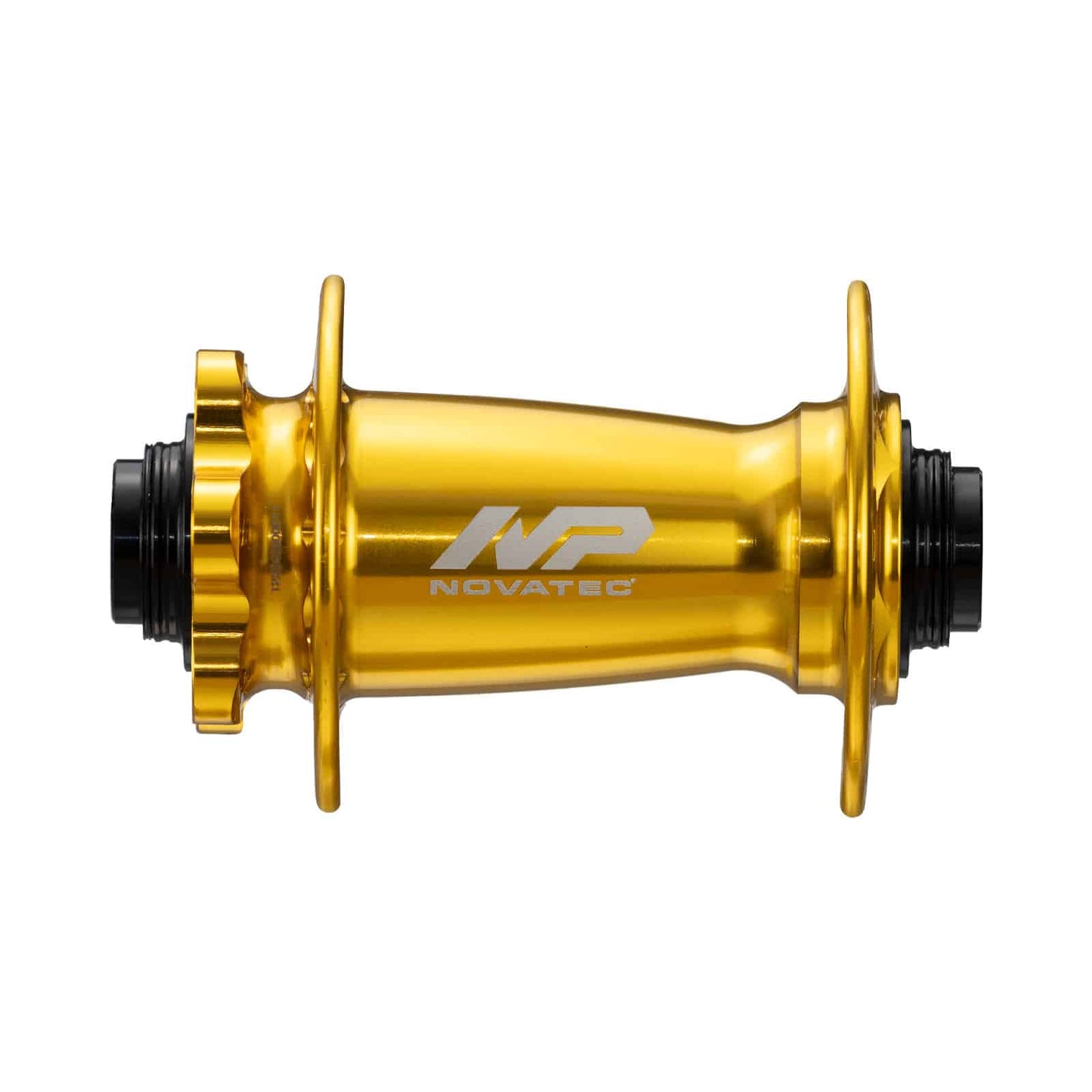 Hub, Novatec Front 6 Bolt BOOST DISC Gold 32H 15mm T/A x 110mm OLD - SEALED BEARINGS