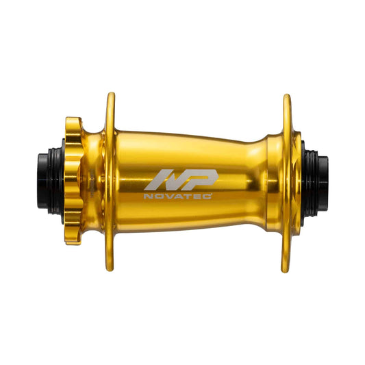 Hub, Novatec Front 6 Bolt BOOST DISC Gold 32H 15mm T/A x 110mm OLD - SEALED BEARINGS