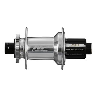 A NEW ITEM - Hub, Novatec Rear 6 Bolt BOOST DISC Silver 32H 12mm T/A x 148mm OLD - SEALED BEARINGS