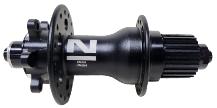 A NEW ITEM - HUB Rear Novatec 32H MICRO SPLINE  Cass, 135mm OLD Q/R, 6 bolt