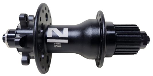A NEW ITEM - HUB Rear Novatec 32H MICRO SPLINE  Cass, 135mm OLD Q/R, 6 bolt
