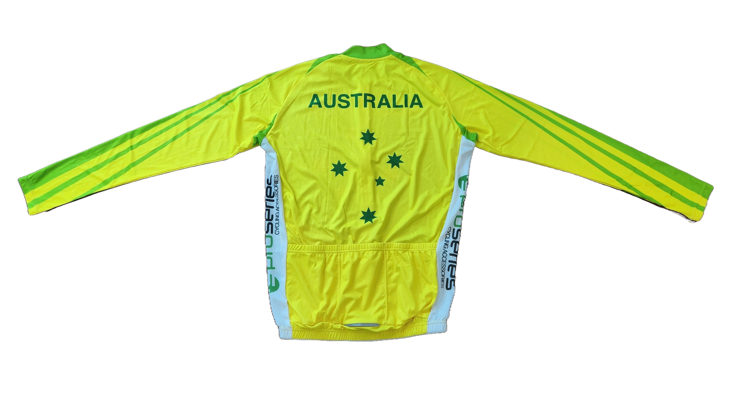 Jersey, TOURIST, SUMMER LONG SLEEVE, full zip, Australia design,  MEDIUM