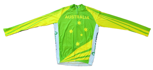 Jersey, TOURIST, SUMMER LONG SLEEVE, full zip, Australia design,  LARGE