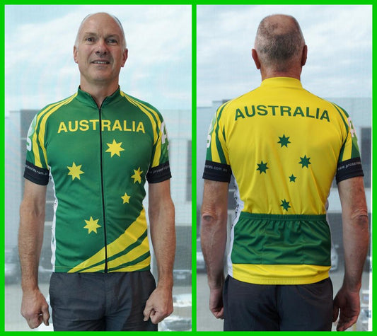 Jersey, TOURIST, short sleeve, full zip, Australia design, X-LARGE