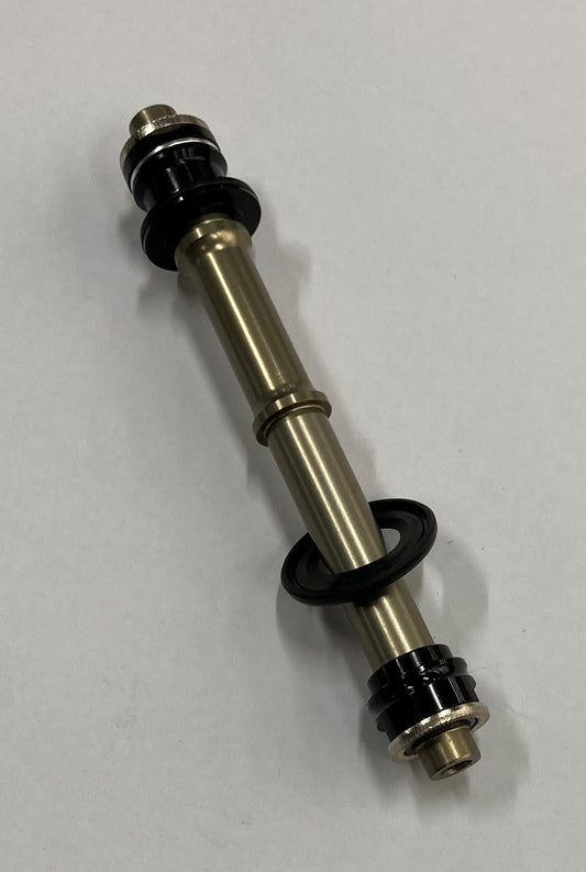 Novatec Axle Set F172SB/F372SB  to suit A type road hub Anodized Black, W/Right and left end caps w/seals w/ 7075 alloy axle for 10 x 140 x 130mm