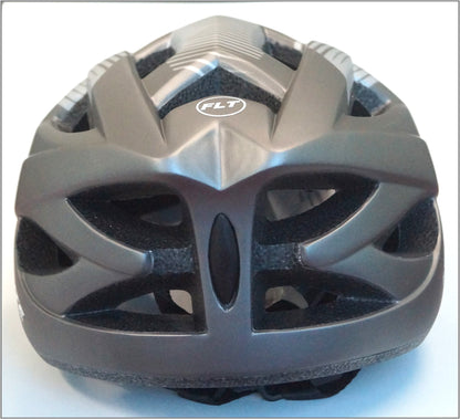 FLIGHT HELMET  -  Rec Range, Inmould, Australian Standards Approved, MATT TITANIUM / SILVER  -  54-56cm SMALL