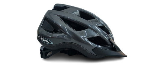 CHASER HELMET - GLOSS GREY, Australia Standards Approved - SMALL / MEDIUM  (54-58cm)
