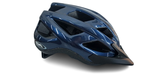 CHASER HELMET - METALIC BLUE, Australia Standards Approved -- MEDIUM / LARGE  (58-62cm)