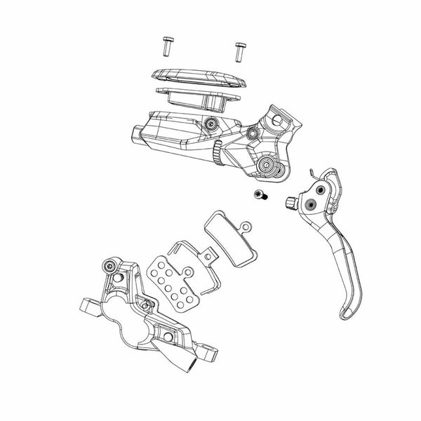 Avid DISC BRAKE LEVER RESERVOIR BLEED SCREW/O-RING - STAINLESS (QTY 20)