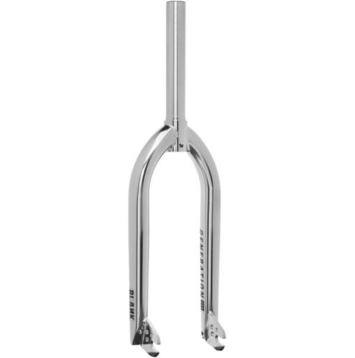 FORK  12, Threaded 45mm, BMX front fork Chrome Plated. Blades !" , I.D.21.1mm, steerer 135mm
