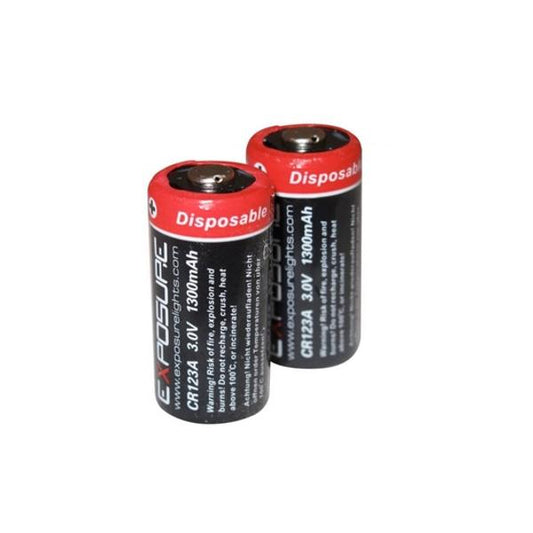 Battery CR123AS Exposure Non-Recharge Twin Pkt