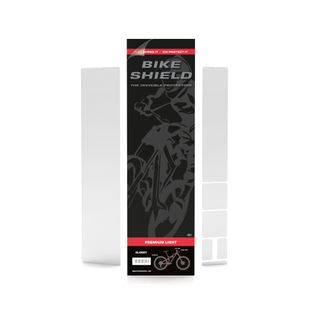 Bikeshield Complete Light Matte (Bike protection that is Tough, Totally clear, non-yellowing, lightweight, transparent and shock absorbing, Easy to Apply without heat or water)