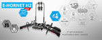 E-Hornet H2 (Hitch) 2 Bike Platform Rack