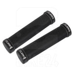 GRIPS, Clarks, Dual lock on  ,130mm, With Bar Plugs, Ribbed Look Grip Pattern, All Black