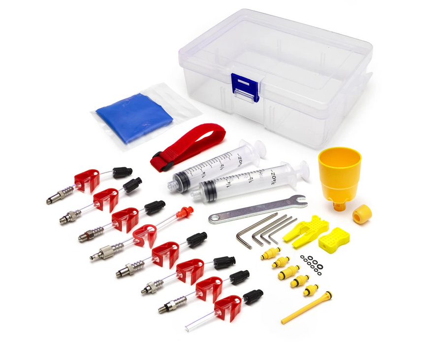 Bleed Kit , Universal, compatible with Avid/SRAM, Hayes, Magura, Clarks, Shimano, Tektro, Hope, Formula and More. (M4 - M5 - 1/4