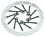 DISC ROTOR - CLARKS, STAINLESS STEEL 160mm, BLACK ED finish, Includes  s  Quality Clarks product
