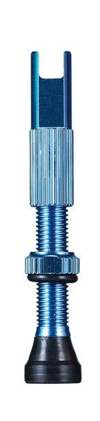 CHEPARK Tubeless  Valves,  L: 40mm, BLUE qty 2,  lightweight, high-end bike component
