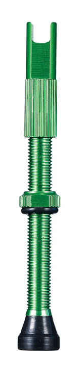 CHEPARK Tubeless  Valves,  L: 40mm, GREEN qty 2,  lightweight, high-end bike component
