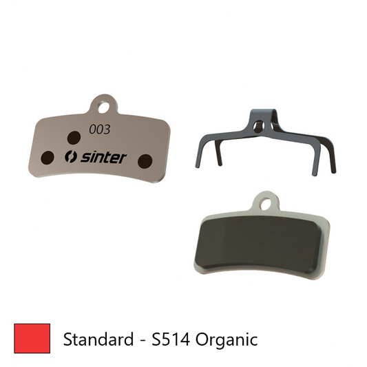 BRAKE DISC PADS - MTB standard premium pads, RED,  Shimano D type |Tektro |TRP  

XTR BR-M9120 | XT BR-M8120 | BR-M8020 | SLX BR-M7120 | SAINT BR-M820  etc  Quality Sinter product