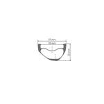 XMC 320 27.5 30Wd 28h Disc - Rim Only (Carbon MTB)