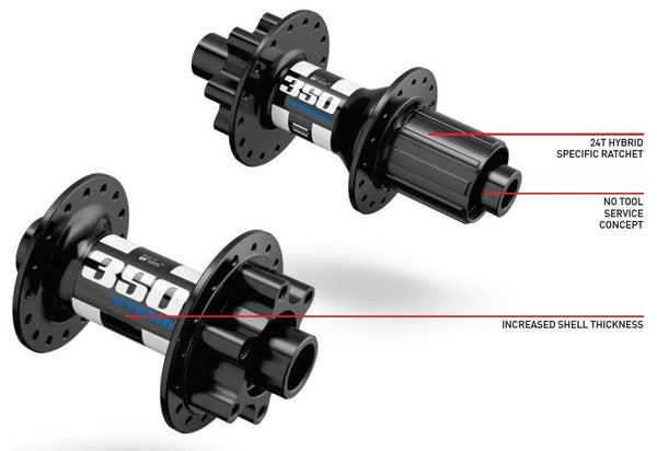 DT350 DBIS BOOST 15/110 36H 6 Bolt Hybrid*