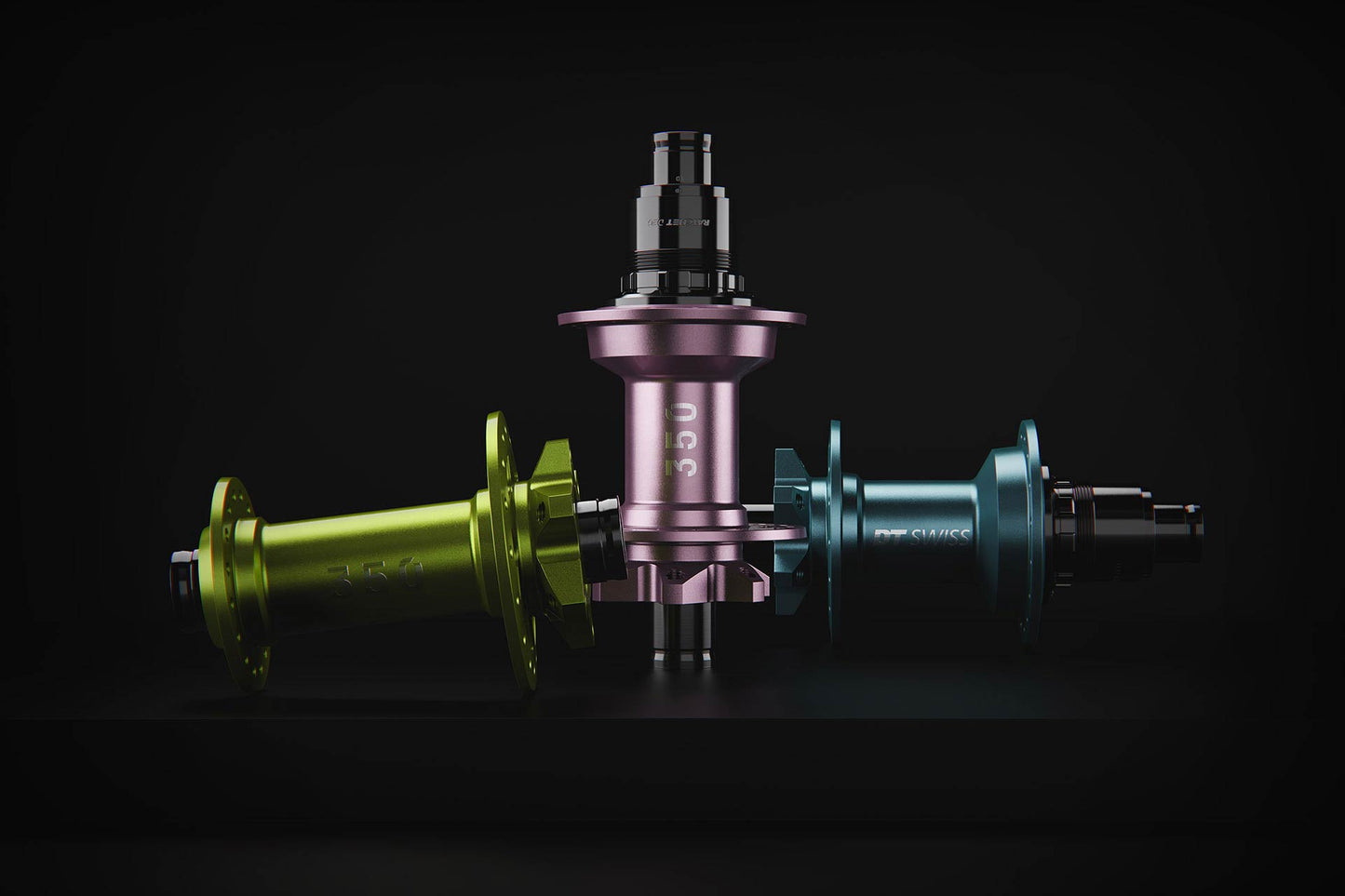 350 DEG PINK H/SET 15/110+12/148B 32H 6 Bolt XD