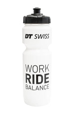 DT Water Bottle WorkRideBalance White