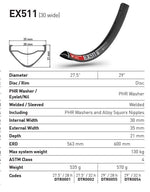 DT RIM EX511 27.5 32H (30 wide)*