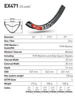 DT RIM EX471 27.5 28h (25 wide)
