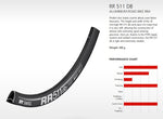 DT RIM RR511 DB 24h black 700c*