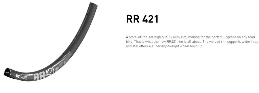 DT RIM RR421 DB 28h black 700c