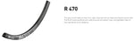 DT RIM R470 DB 28h black 700c