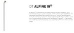 DT AlpineIII 2.0 Jbend Black per spoke