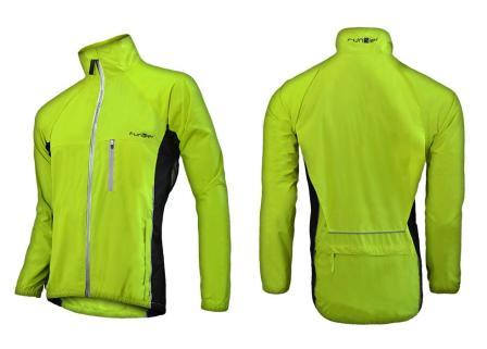 MENS STOWAWAY RAIN JACKET  -   FUNKIER , Lulno,  Watrerproof, Yellow, Size XS