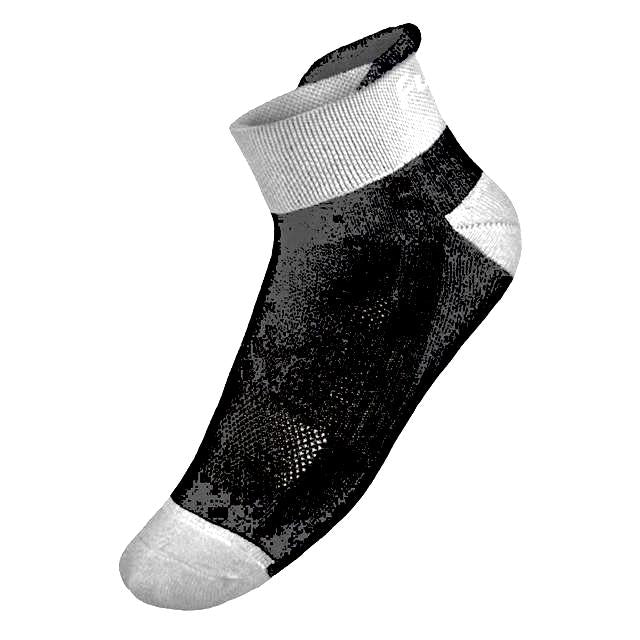 VOLPIANO SOCKS by Funkier  -  Black and White, Size 35-38