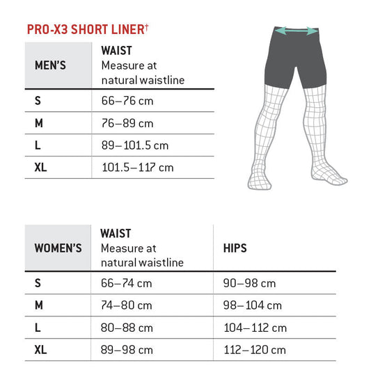 G-Form Pro-X3 Bike Short Liner - Black