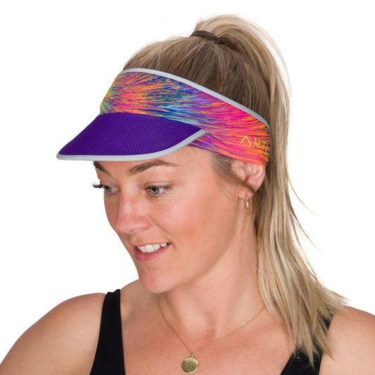 HALO ULTRALITE VISOR  -  one size fits all, "Halo Sweat Seal, channels sweat away" -  WAVE