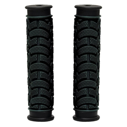 GRIPS - Dual Density MTB Grips, Closed End. 130mm BLACK   - Oxford Product