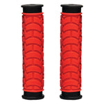 GRIPS - Dual Density MTB Grips, Clossed End. 130mm RED  - Oxford Product
