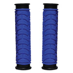 GRIPS - Dual Density MTB Grips, Clossed End. 130mm BLUE  - Oxford Product
