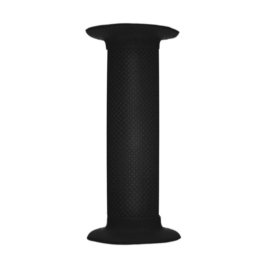 GRIPS - High quality diamond pattern BMX handlebar grips. Flanged. Clossed End. 130mm BLACK  - Oxford Product