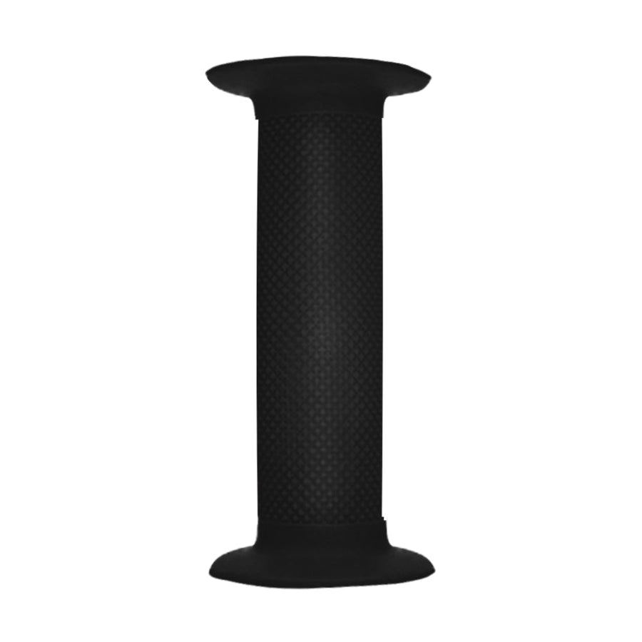 GRIPS - High quality diamond pattern BMX handlebar grips. Flanged. Clossed End. 130mm BLACK  - Oxford Product