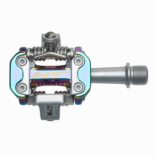 HT M2 Pedals (Alloy / CNC CRMO) - Oil Slick