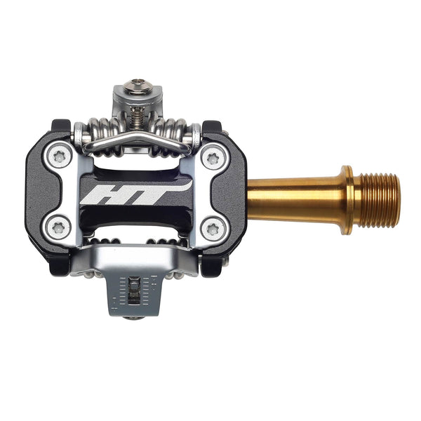 HT M2T Pedals (Alloy / CNC Ti - 80kg rider max) - Black