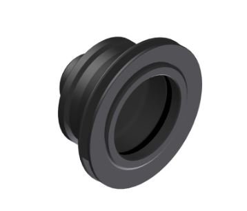 FW adapt nondisc 100mm BLK QR 240 UNIVERSAL