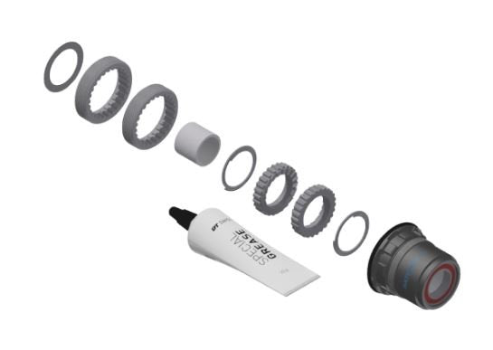 DT upgrade Kit 3-Pawl to Ratchet LN XD steel