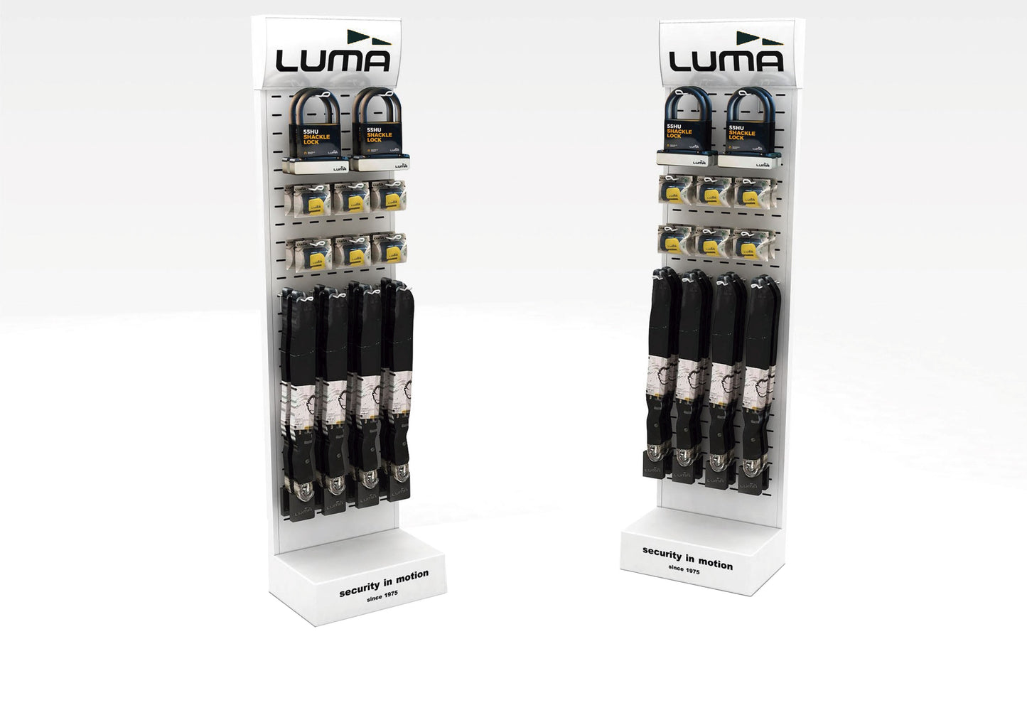 LUMA LOCK - One Face Display Stand - LUMA No1 lock brand in Spain