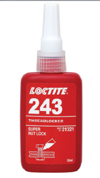 Loctite 243 Threadlocker - Super Nut Lock - med strength 10ml