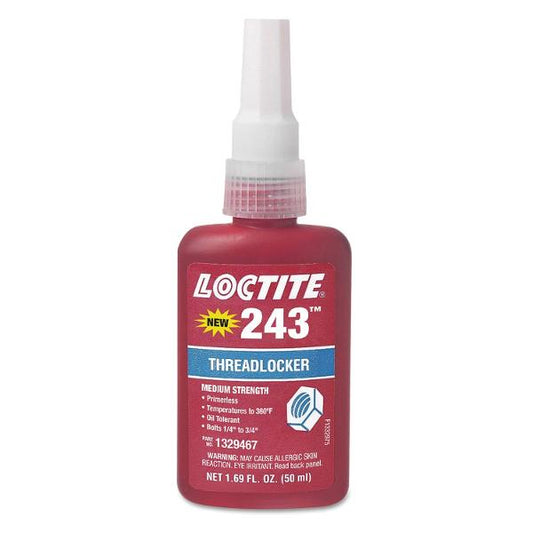 Loctite 243 Threadlocker - mid strength 50ml