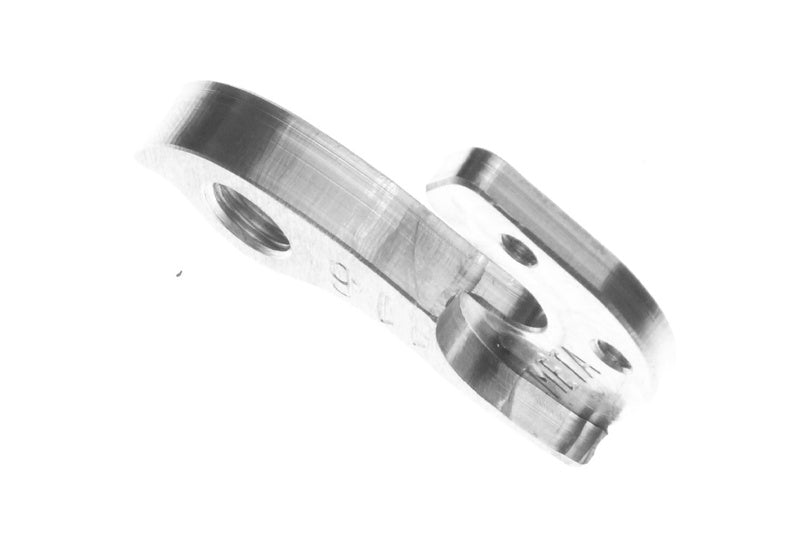META CNC DERAILLEUR HANGER  - Model 116, Material 6061 T651 Aviation Aluminium, CNC Machined, Silver, CERVELO
